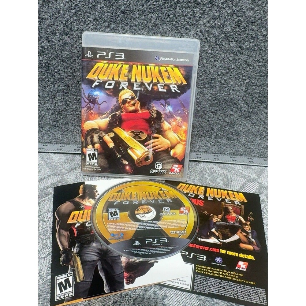Duke Nukem Forever (Sony PlayStation 3, 2011) PS3 Complete CIB Tested EUC